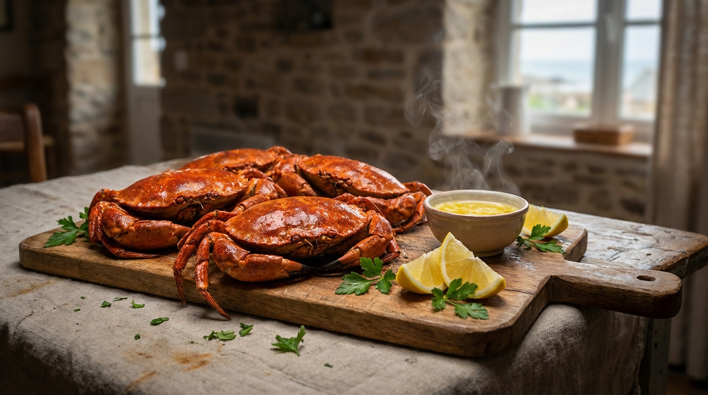 découvrez nos conseils pour une cuisson parfaite des étrilles, afin de savourer pleinement leur délicieuse chair fraîche et iodée.